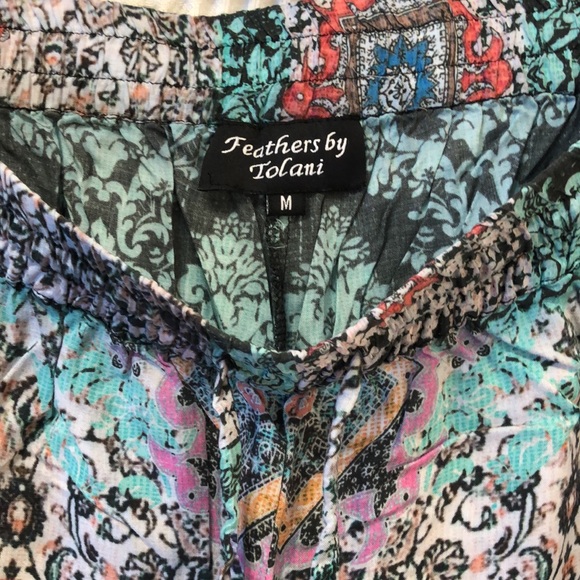 Sundance Paisley In Bloom Drawstring Pants - Picture 5 of 5